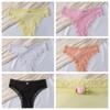 2024 nueva tanga de encaje transfronteriza candy girl sexy moda lencería para mujer transpirable cómoda