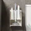 Estante de Almacenamiento para Inodoro de Doble Capa, Estante Organizador de Baño que Ahorra Espacio con Asa