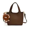 Bolso tipo cubo versátil, exquisito, moderno y de moda para mujer, Bolso de hombro único, de nicho, simple y versátil, Bolso casual para mujer