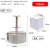 Prensa tipo émbolo de acero inoxidable, todo de acero, Prensa para carne de hamburguesa, Molde para prensa de pastel de carne, Artefacto para pastel de res, bola de arroz, Prensa para pastel