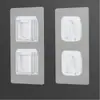 Ganchos Transparentes de Pared para Cocina y Baño Ganchos Adhesivos Fuertes Sin Rastro Accesorios de Parche Sin Clavos Ganchos Transparentes de Almacenamiento