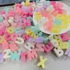 Cuentas Redondas de Agujero Grande de 6-16 mm Color Macarrón Cuentas Acrílicas Materiales para Manualidades DIY Infantiles Cuentas Sueltas Color Caramelo
