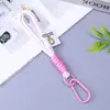 Cordón con Nudo de Paraguas Tejido de Colores, Cadena de Teléfono Trenzada de Colores, Colgante para Llavero Mochila, Decoración Exterior Unisex al por Mayor