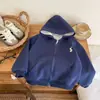 PromociónChaqueta de Primavera para Niños, Cárdigan con Cremallera y Capucha para Niños y Niñas, Ropa Exterior Infantil de Nuevo Estilo