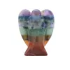 Cristal Natural Amatista Jade Piedra Colorida Gema Natural Empalme Artesanía Colgante Adornos Suministro Transfronterizo
