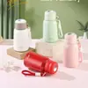 Vaso de Agua Mini de Moda para Niñas 316 Acero Inoxidable Doble Capa Aislado al Vacío para Uso Doméstico Vaso Portátil de Pequeña Capacidad