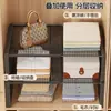 Estante Organizador de Capas para Almacenamiento de Armario Extensible para Ropa Estante Desplegable para Armario Utilización del Espacio Estante para Zapatos