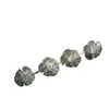 Aretes de Botón Florales Plisados de Diseño Único con un Acabado de Alta Gama, Aretes Tridimensionales Versátiles y Exquisitos para Mujer
