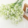 Gypsophila Simulada, Decoração de Casamento da Noiva, Buquê de Mão, Toque PU, Gypsophila de Três Ramos de Borracha Macia, Flor Simulada Ins