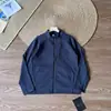 Jaqueta Corta Vento Masculina Casual Versátil de Outono com Gola Alta e Material Macio 13147