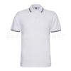 Cor sólida Rei 1AC 04 195g poliéster algodão cor colarinho T-shirt camisa pólo