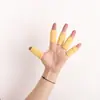 Cubierta Protectora para Dedos Suave Tejida de Nylon Baloncesto Tenis Voleibol Deportes Dedo Anti-Fricción Articulación del Dedo Protector de Dedos