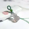 Acessórios de Pulseira e Colar com Pingente de Agata Natural e Cuia Tecidos à Mão Acessórios DIY Atacado em Estoque