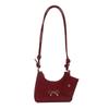 Llegada Nueva 2024 Bolso Bajo el Brazo con Lazo Estilo Mori para Mujer Bolso Simple Bajo el Brazo Bolso de Hombro Textivo Bolso Cruzado Artístico Moderno