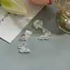 Pendientes de Borla Estrella Mariposa Atmosféricos para Mujer, Versátiles que Favorecen el Rostro, Pendientes de Accesorios Yiwu al por Mayor, Plata de Ley 925
