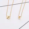 Colar Elegante com Pingente Amazon Temperamento Colar Digital Tendência Moda Meninas Joias Personalizadas Presente de Aniversário