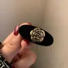 Pinzas para el Cabello de Terciopelo para Otoño e Invierno con un Toque de Lujo, Exquisitas Pinzas para el Pelo Doradas Pony Bb, Pinzas Laterales Vintage, Pasadores Laterales para el Flequillo, Accesorios para el Cabello