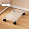 Suporte para Gabinete de Computador de Mesa com Rodízios Suporte para Gabinete Base Elevatória para Escritório Casa Bandeja Prateleira de Armazenamento