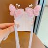Hanfu Headwear Acessórios de cabelo antigos para crianças Streaming Hairpin Girls Super Fairy Estilo chinês Antigo Terno Tassel Flower Hairpin