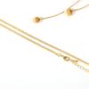 Cadena de extensión para cinturón de oro de 14k nacional, collar de cadena de hueso de serpiente, moda versátil, collar unisex, joyería DIY