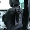 Bolsa de Basura para Coche, Creativa Montada en Coche, Ecológica, Lavable a Mano, Bolsa Colgante de Almacenamiento en Respaldo de Asiento, Un Paquete, Negro