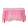 Falda de mesa impermeable y a prueba de aceite PEVA transfronteriza, juego para fiesta de cumpleaños, boda, fiesta colorida, recepción, falda de mesa decorativa, juego
