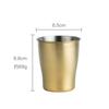 Caneca de Cerveja de Aço Inoxidável 304 Suprimentos Domésticos Copo de Água de Camada Única Caneca Hotel Escritório Copo Atacado Laser