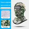 Balaclava Protetor Solar Shitu para Ciclismo, Cobertura Facial Completa, Alta Elasticidade, Protetor de Pescoço Fino, Máscara de Seda Gelada para Moto de Secagem Rápida