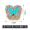 Lote Misto de Strass Borboleta Multicolorido Pingente Transfronteiriço Charme Pulseira Colar Acessórios de Joia Fábrica DIY Venda Direta