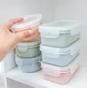 Refrigerador Mini de Alta Calidad Caja de Conservación Lonchera Caja de Almuerzo de Cocina Caja de Almacenamiento de Plástico Caja Sellada Rectangular