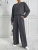 Amazon Aliexpress Sitio Independiente Ropa Femenina Transfronteriza Otoño e Invierno Trajes de Moda Casual Europeos y Americanos