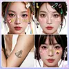 Grupo Juvenil Era de Liu Yaowen Apoya Concierto Pegatinas Faciales, Pegatinas de Tatuaje, Pegatinas Coloridas Negras, Accesorios, Tótem Periférico