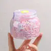 Goma Negra Desechable para el Cabello Banda Elástica Alta Elasticidad Anillo para el Cabello Infantil Accesorio para el Cabello para Niñas