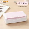 Estuche transparente para lápices de bocetos, estuche especial para estudiantes de arte, gran capacidad, herramientas de almacenamiento, estuche de papelería, bolígrafo de carbono, plástico simple.