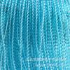Cuentas redondas de cristal de color sólido de 4 mm, cuentas de imitación de jade, productos semiacabados, accesorios con cuentas de aproximadamente 40 cm de largo, accesorios para joyería