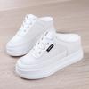 Nuevas Zapatillas Versátiles Melade Primavera/Verano 2025 para Mujer, Malla Hueca Perezosas Slip-On Puntera Cerrada Plataforma de Malla Media Cubierta