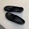 Zapatos de mujer tipo mocasín de piel de oveja estilo francés para aumentar la altura, sencillos y casuales, versátiles, con suela blanda, cómodos, zapatos Mary Jane estilo ballet