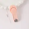 Cortauñas Color Caramelo Cortauñas Creativo Cortauñas Portátil para el Hogar Anti-Salpicaduras Herramienta de Manicura para Niñas