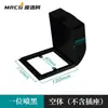 Caja a Prueba de Salpicaduras de Acero Inoxidable 304 Tipo 86 Caja Impermeable para Enchufe Cubierta Protectora para Exteriores Ignífuga Protector Solar Resistente a Altas Temperaturas
