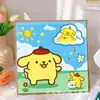 Pintura de Diamantes para Niños Kuromi Hecho a Mano DIY Pintura de Pegatinas de Diamantes Sanrio Pintura de Diamantes con Diamantes Completos 5D Tamaño Pequeño