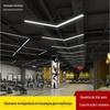 Candelabro de vento industrial criativo ginásio estádio em forma de modelagem luz de modelagem comercial indicador de seta led luz de escritório