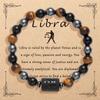 Amazon Ventas Calientes Transfronterizas Hecho a Mano con Cuentas Piedra Ojo de Tigre Amarillo Piedra Bilis Negra Pulsera con Tarjeta de Bendición Pulsera para Mujer