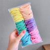Diadema Básica Casual 50 Bolsas de Ligas de Toalla Celebridad de Internet Sin Costuras Banda de Goma de Alta Elasticidad Estilo Coreano Cuerda para el Cabello Colorida