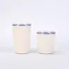 Taza de leche personalizada minimalista estilo coreano, taza con aislamiento al vacío de acero inoxidable 304, una botella de agua elegante y portátil para que las parejas la lleven en viajes