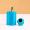 Frasco de Vidro para Perfume com Aveludado e Tampa de Bola Frasco de Vidro para Perfume Frasco Transparente com Borrifador Tampa de Perfume com Aveludado em Liga de Zinco
