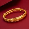 Pulsera Gruesa Shajin Viva Lluvia de Meteoritos Push-Pull 10n Ancha Vientre de Serpiente Gipsófila Brillante Pulsera Push-Pull