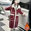 Chaqueta de Forro Polar para Niñas Otoño e Invierno 2025 Nueva Parka de Forro Polar de Invierno para Niños Grandes Abrigo Grueso Cálido para Niños