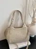 Bolsa de Tecido Yuezi para Mulheres 2026 Nova Moda Bolsa de Mão Bolsa Transversal Grande Capacidade Casual para o Dia a Dia Bolsa de Ombro Estilo Balde