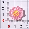 Clip para el pelo de girasol y margarita irregular translúcido Pegatina para Crocs, teléfono, botella de agua, coche, escritorio al por mayor