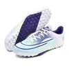 Zapatos de Fútbol de Nuevo Modelo Transfronterizos para Niños y Niñas, Estudiantes Jóvenes, Zapatos de Fútbol de Entrenamiento con Clavos Largos y Multitacos Ag, Al por Mayor en Stock